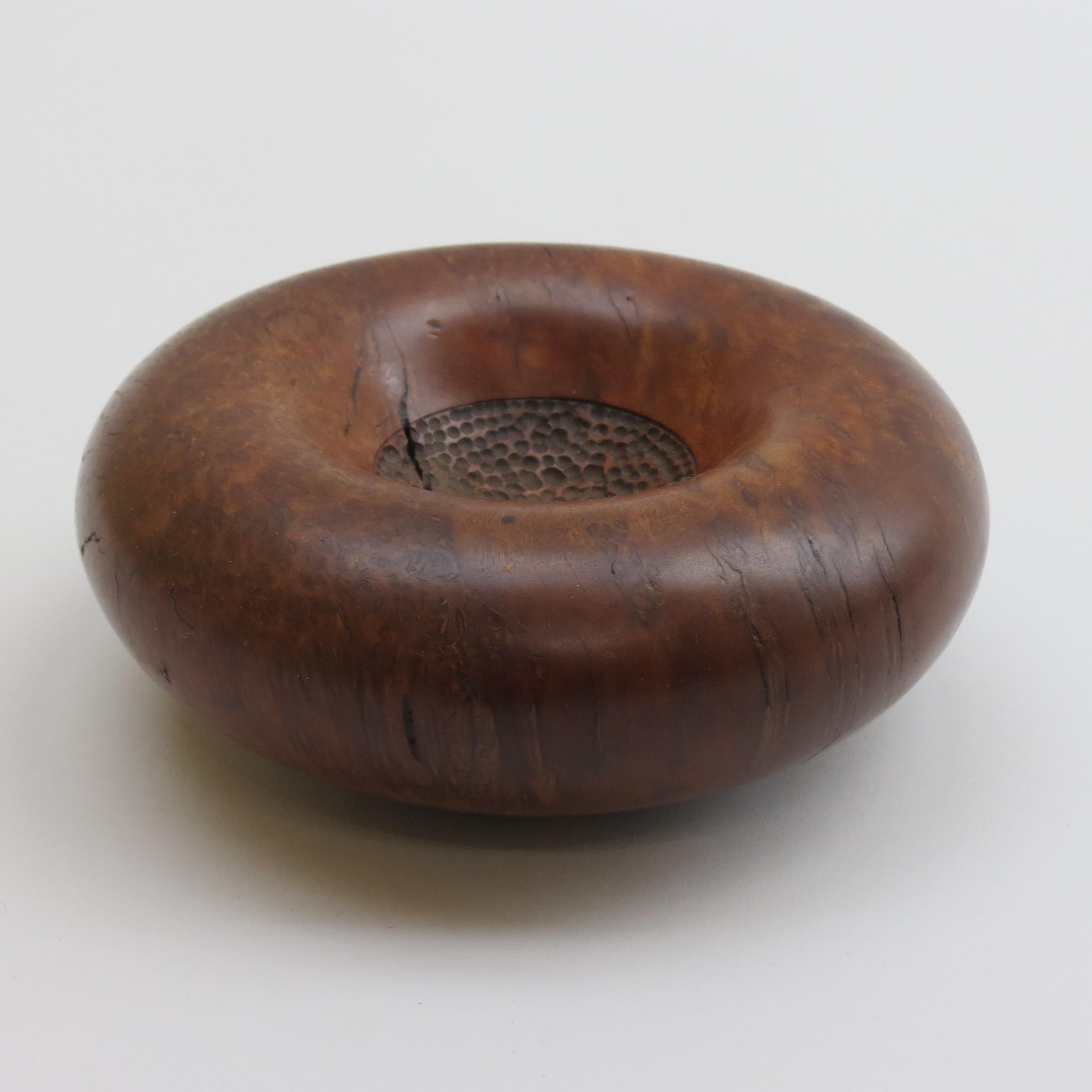 1990s Hand Crafted Australian Wooden Bowl by Terry Baker Bimble Box Wood For Sale 5