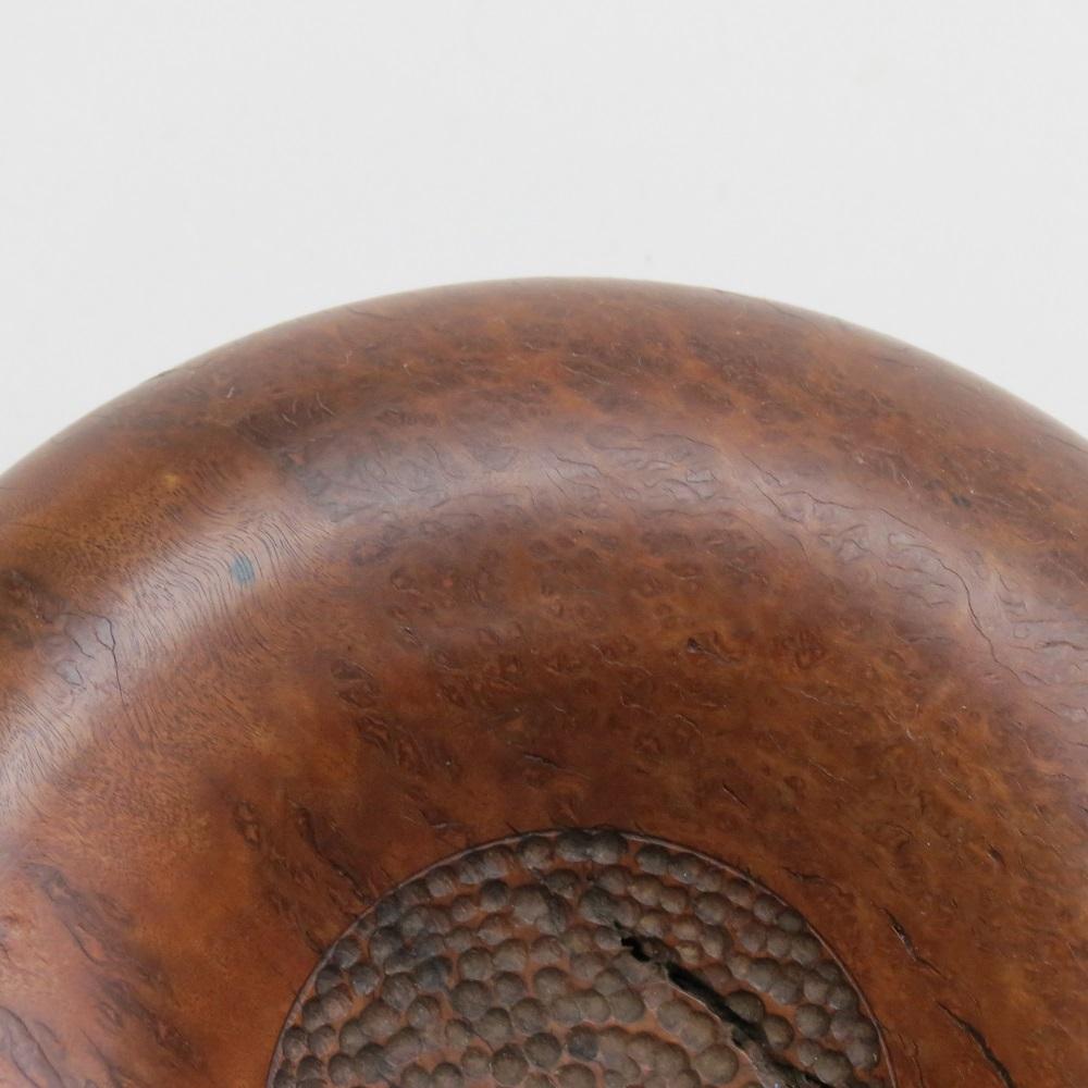 Hand-Crafted 1990s Hand Crafted Australian Wooden Bowl by Terry Baker Bimble Box Wood For Sale
