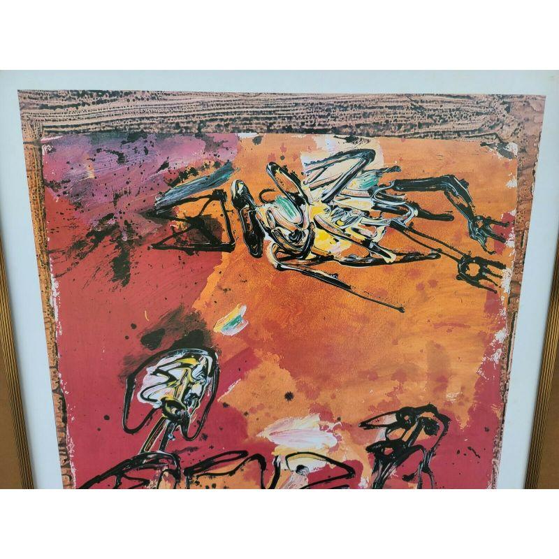 Offering one of our recent palm beach estate fine art acquisitions of a
1990s Hand Signed Knud Nielsen (Listed Danish) Museum Exhibition Print

Approximate Measurements
Metal Frame: 27.75