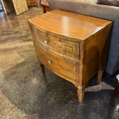 1990s Italian Walnut Chest of Drawers – Handmade with Decorative Inlay