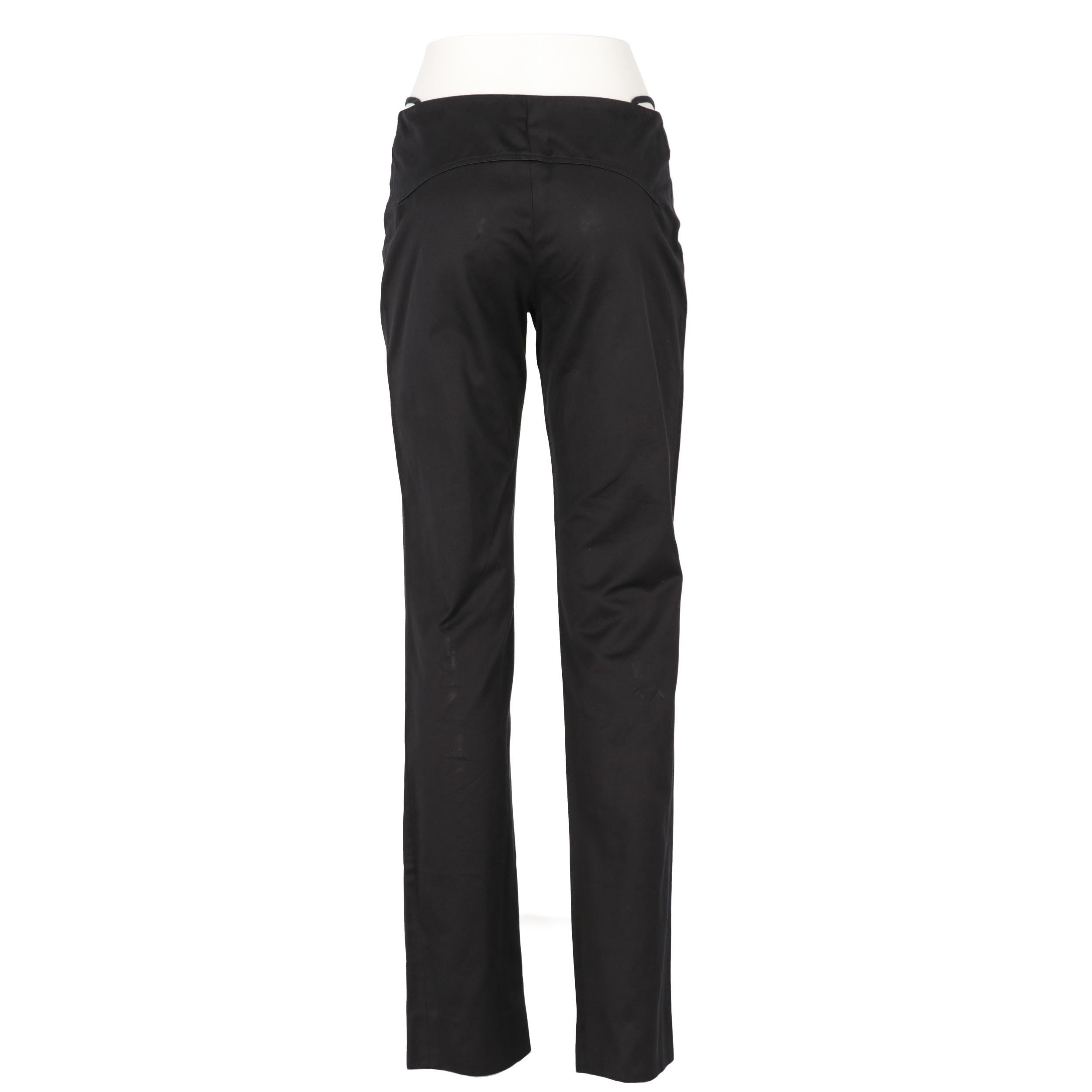 1990s Helmut Lang Black Trousers In Good Condition In Lugo (RA), IT