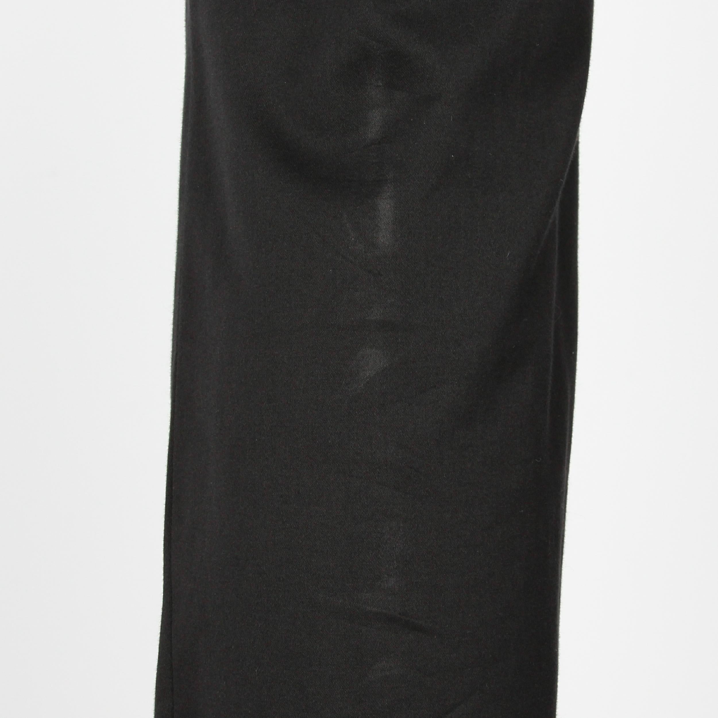 1990s Helmut Lang Black Trousers 2