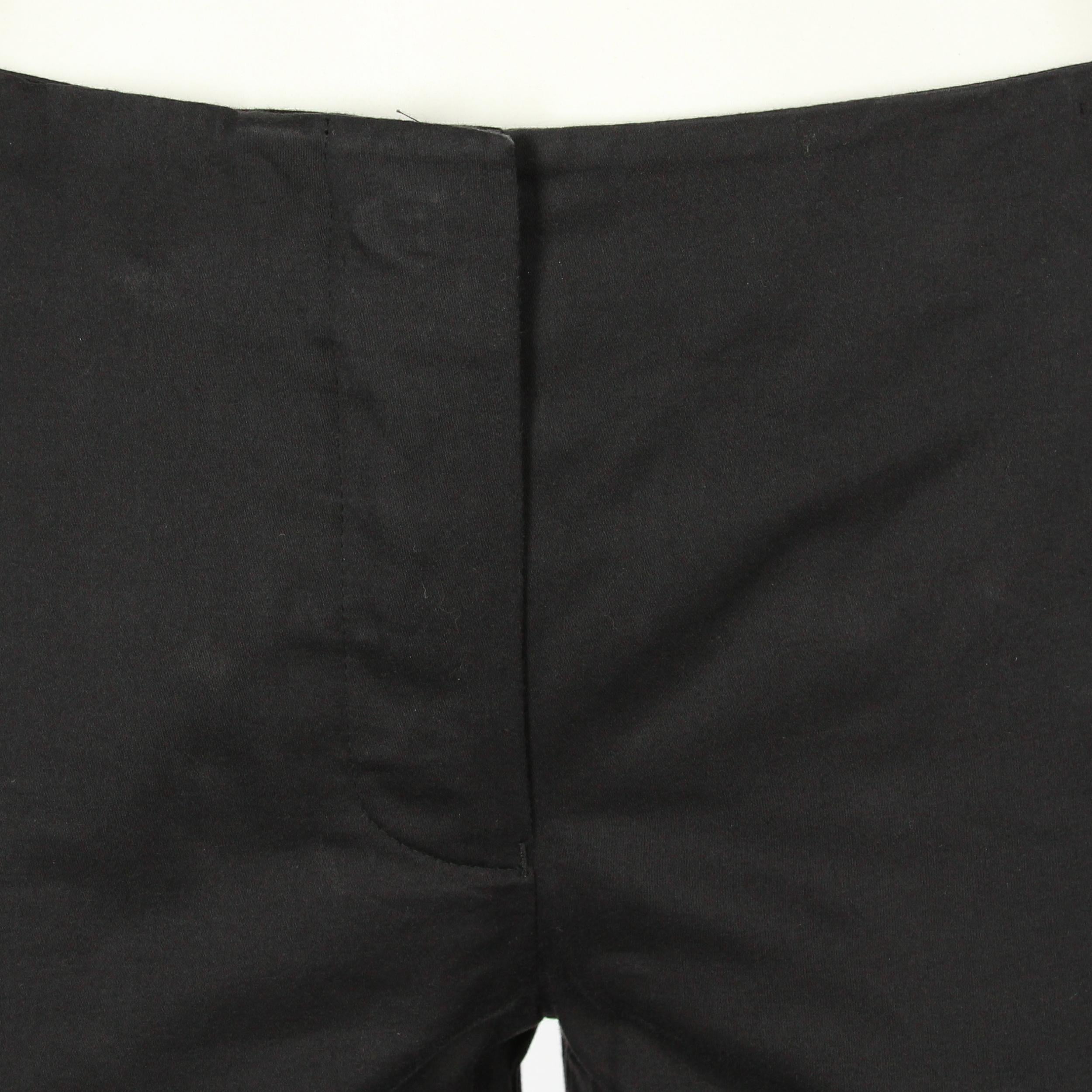 1990s Helmut Lang Black Trousers 5
