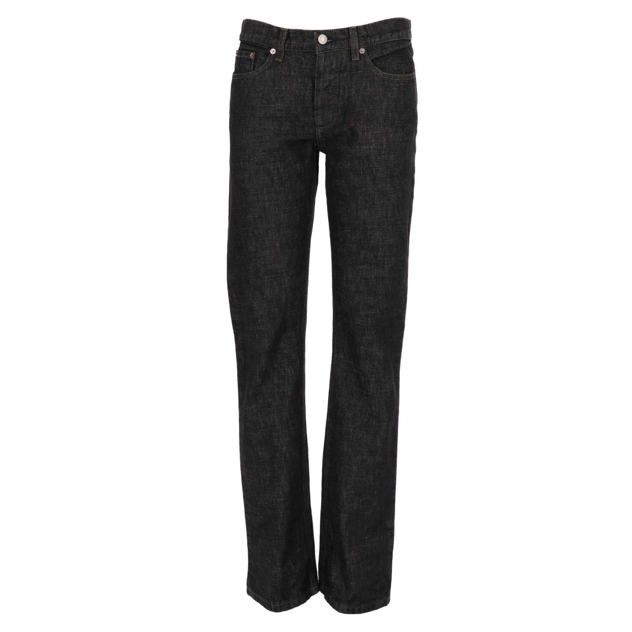 1990s Helmut Lang Dark Grey Denim at 1stDibs