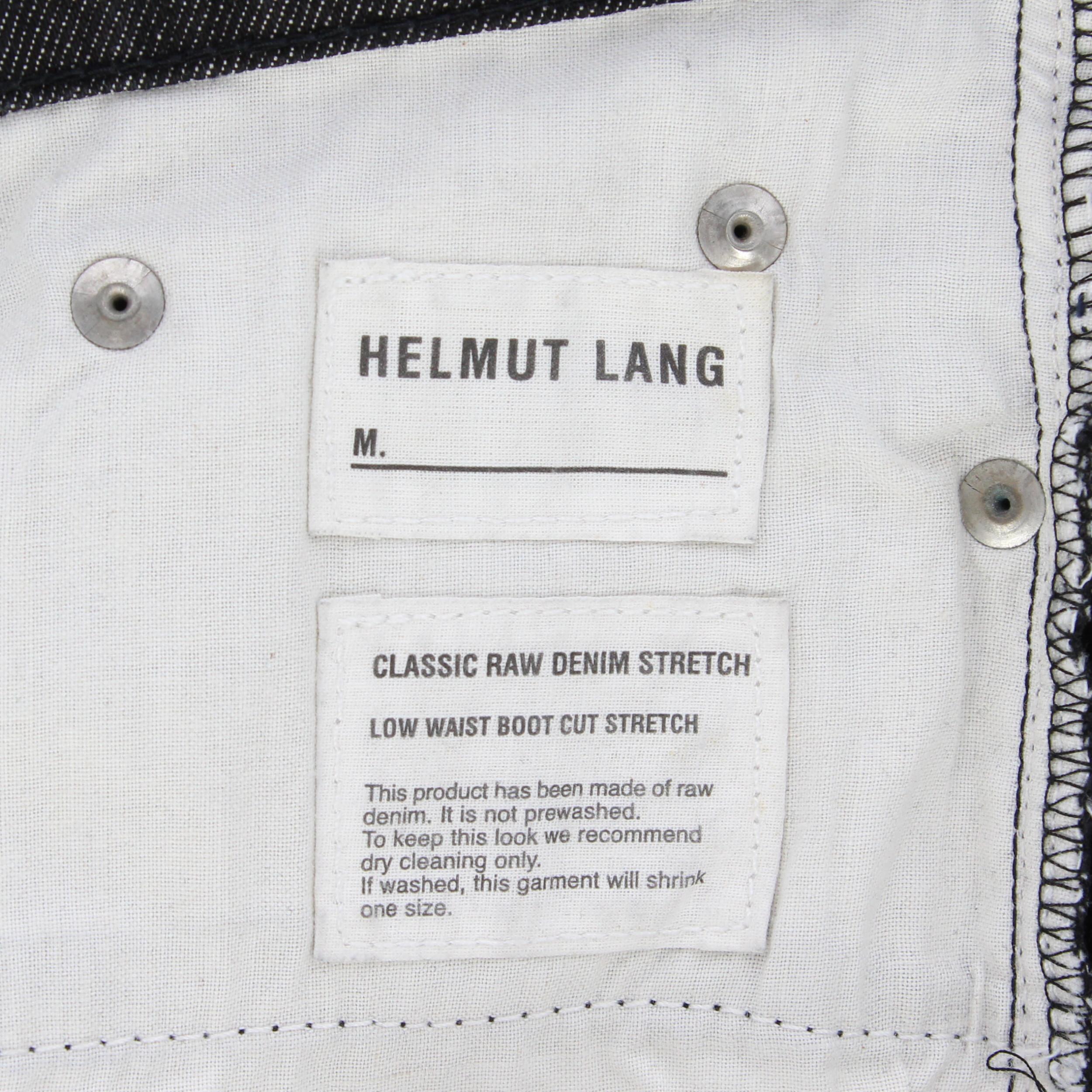 1990s Helmut Lang Dark Grey Denim Trousers For Sale 4