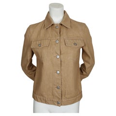 1990's HELMUT LANG tan denim jacket
