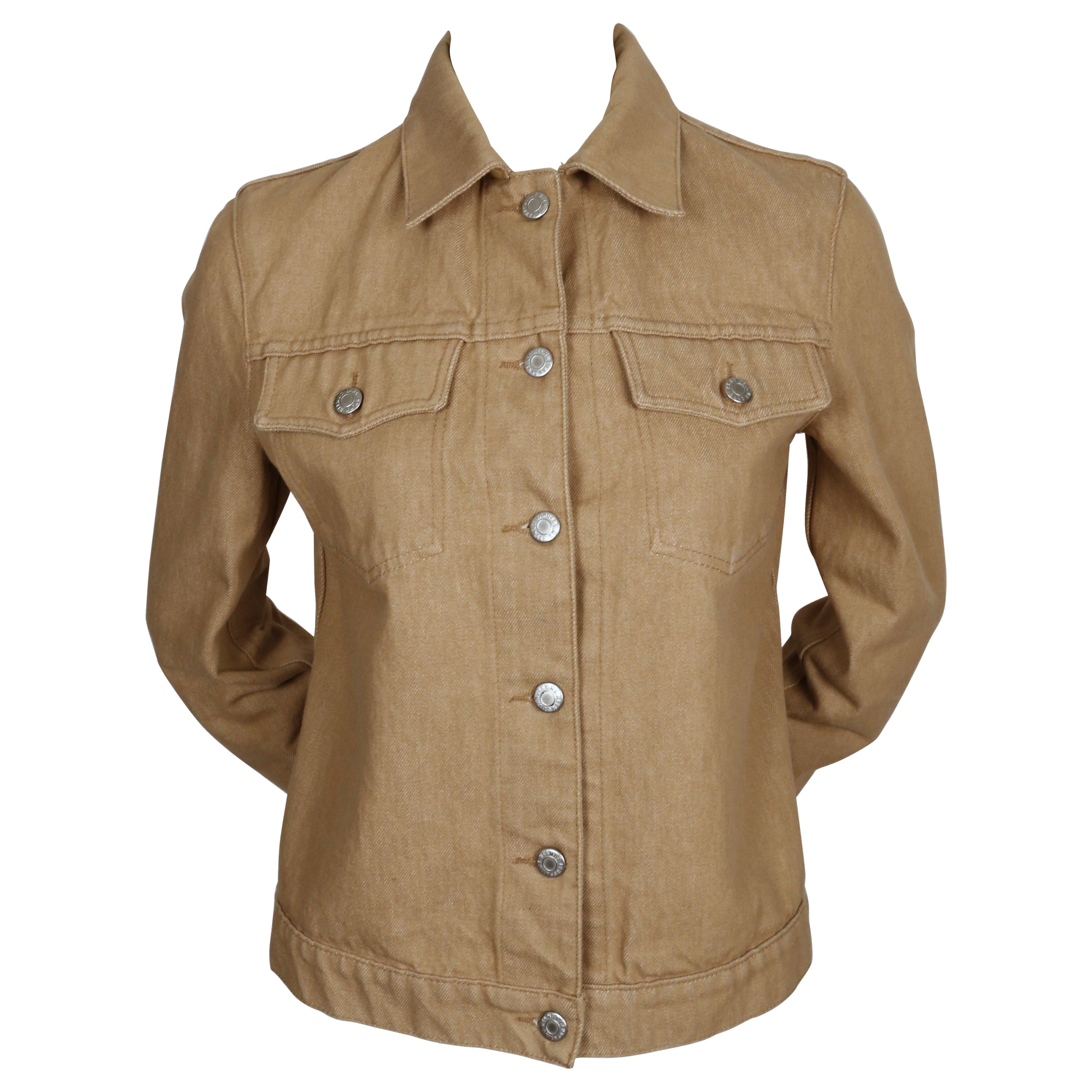 Chaqueta vaquera de color canela HELMUT LANG de los años 90