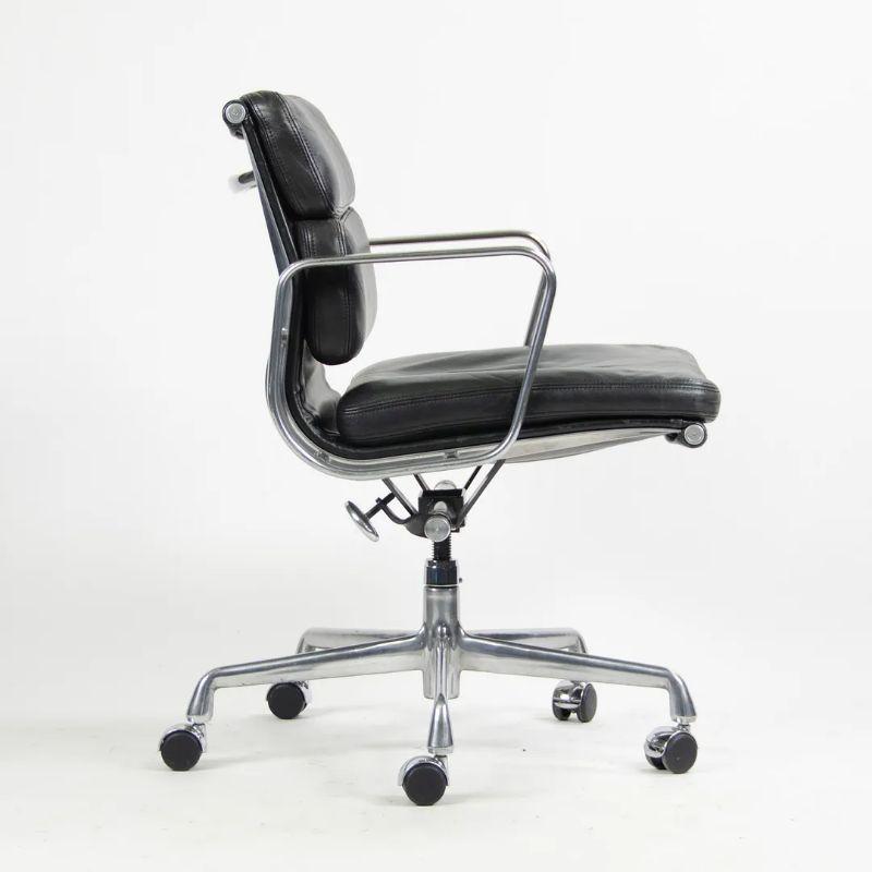 Modern 1990s Herman Miller Eames Soft Pad Management Desk Chair in Black Leather
