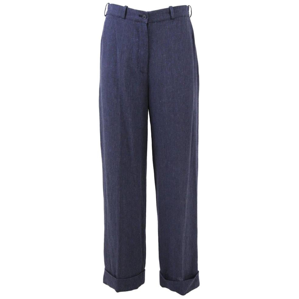 1990s Hermès Linen Pants