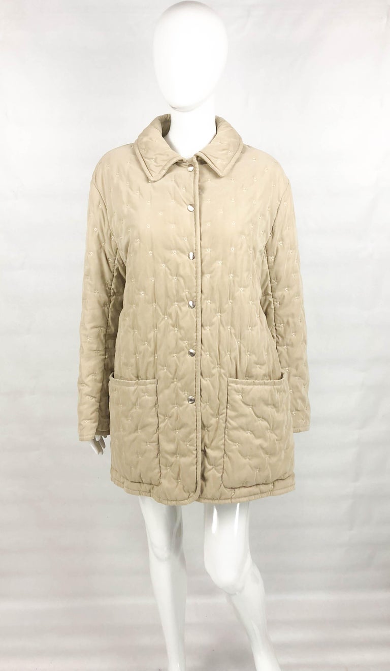 HERMES 25S QUILTED COTTON JACKET 376 main image 1