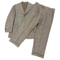 1990s Hermes wool tweed suit set 1990s Hermes wool tweed suit set