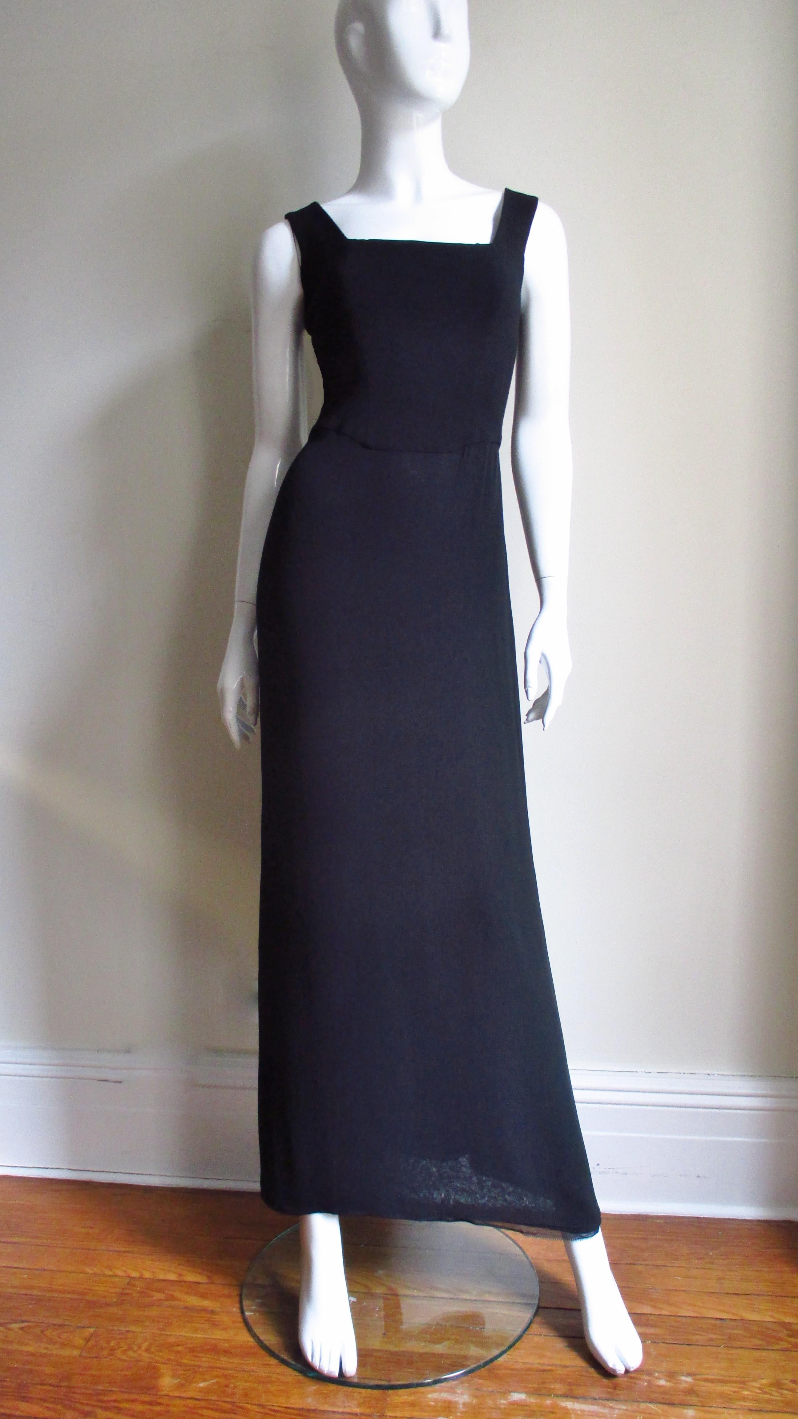 Herve Leger Gown with Back Cut outs For Sale 1
