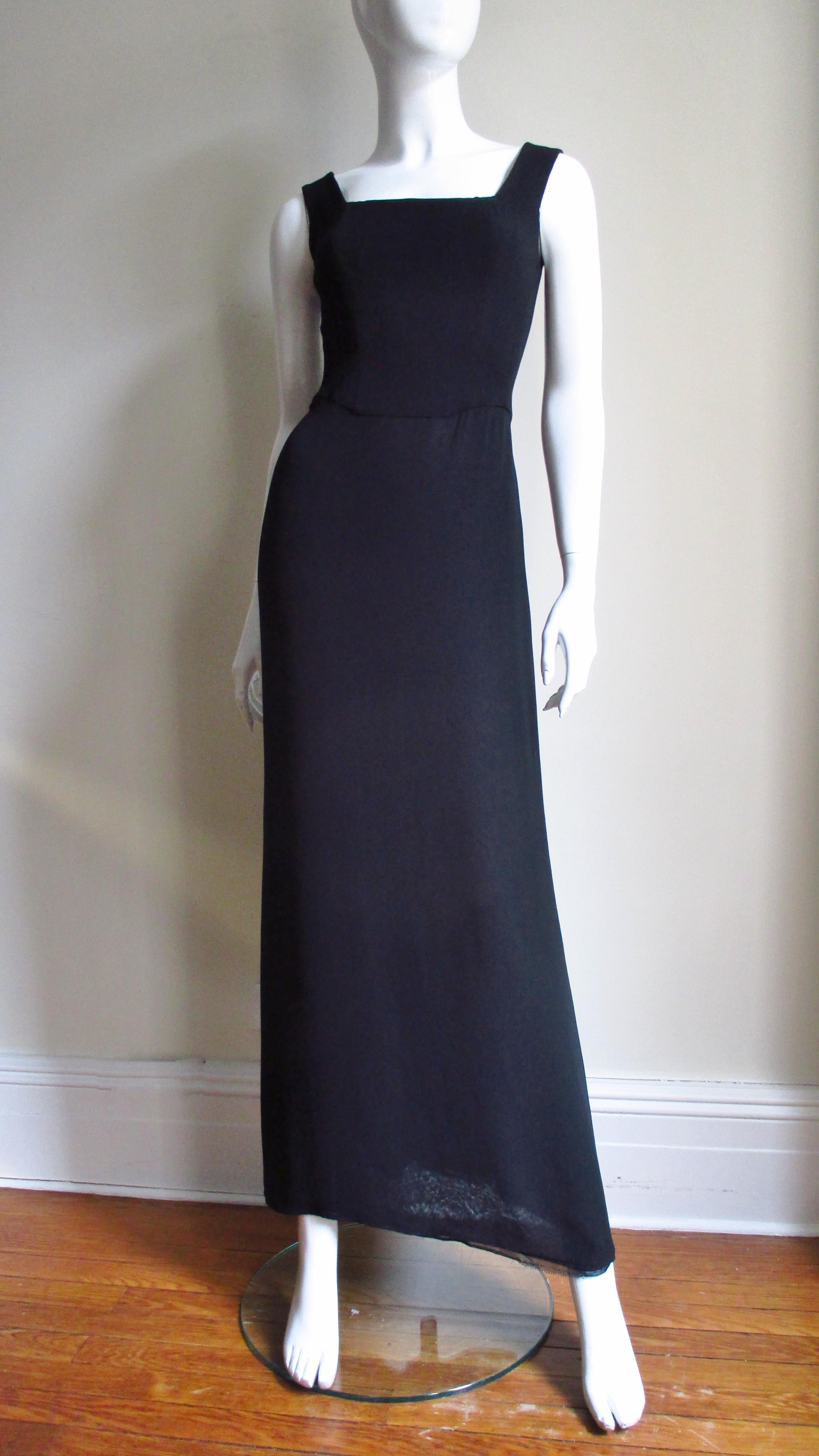 Herve Leger Gown with Back Cut outs For Sale 2