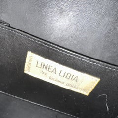 1990s High Quality Red and Black Italian evening Bag by Luciano Padovan