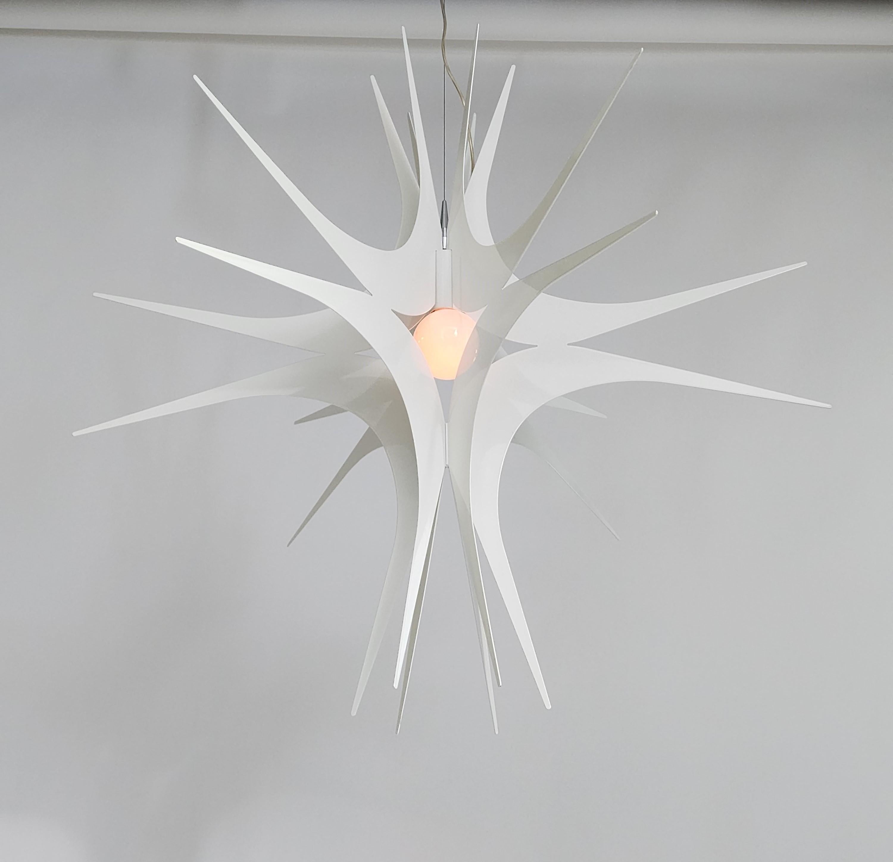 Italian 1990s Huge ' Anemone ' Pendant from Lumen Center, Italia For Sale