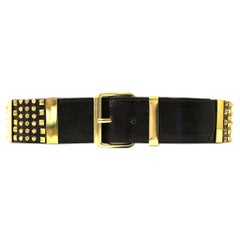 1990s Iceberg Leather Belt