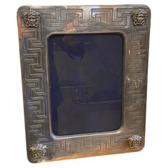 Cadre photo emblématique en argent sterling de Gianni Versace des années 1990