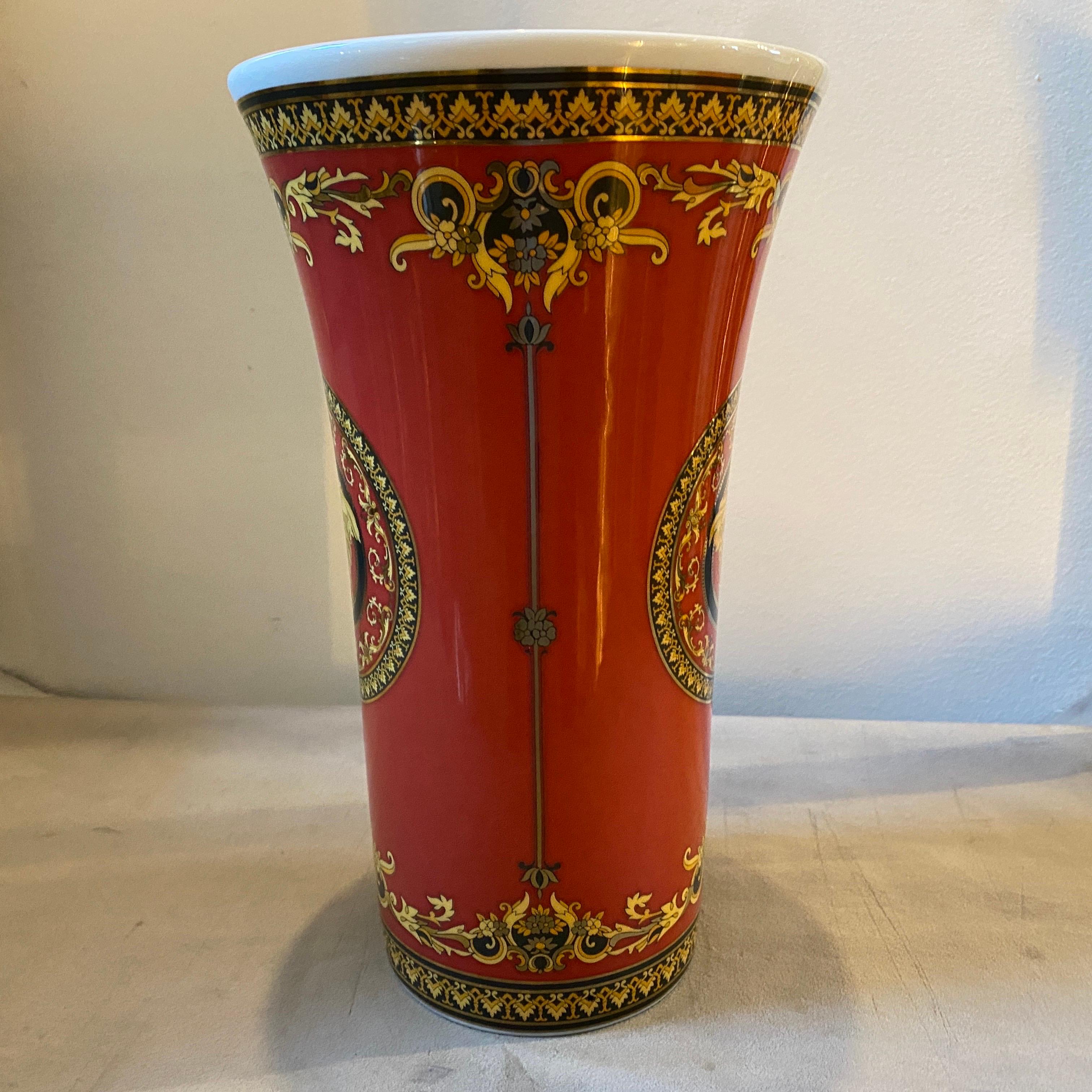 20th Century 1990s, Iconic Porcelain Medusa Vase Designed by Gianni Versace for Rosenthal For Sale