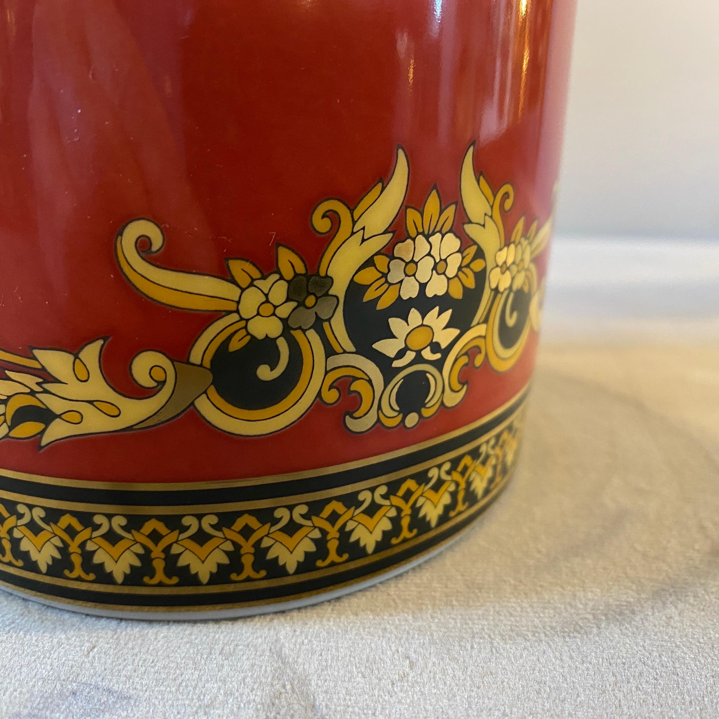 1990s, Iconic Porcelain Medusa Vase Designed by Gianni Versace for Rosenthal For Sale 1