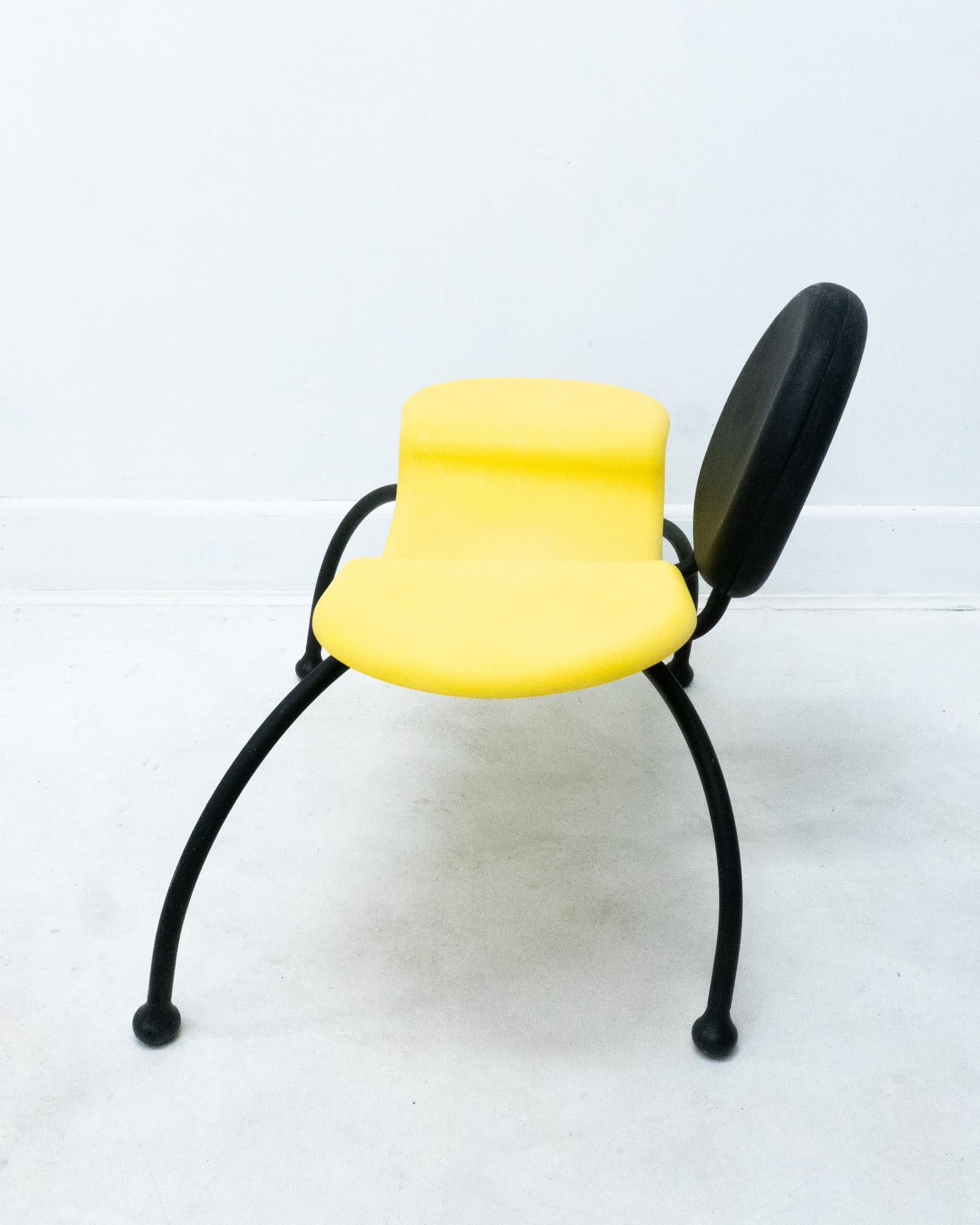 Molded 1990s Ikea Bumble Bee Children's Chair by Eva and Peter Moritz PS Collect For Sale