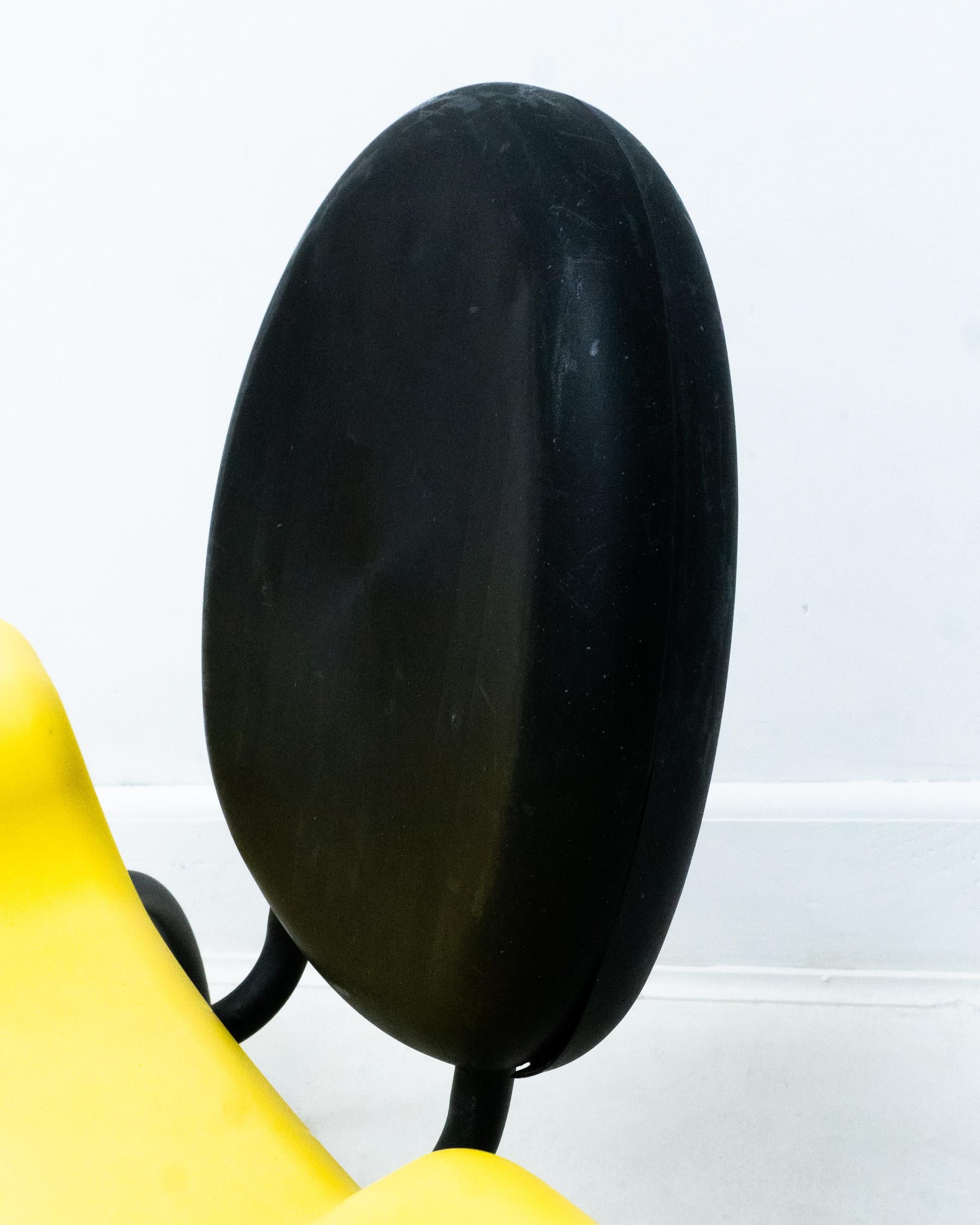 Metal 1990s Ikea Bumble Bee Children's Chair by Eva and Peter Moritz PS Collect For Sale