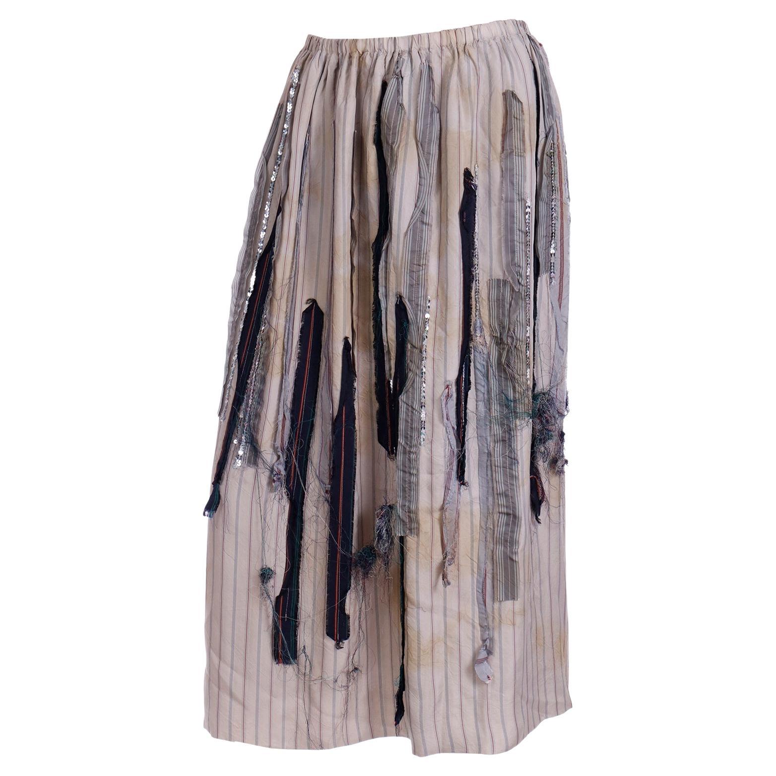 1990s IS Sunao Kuwahara Japanese Designer Deconstructed Avant Garde Skirt