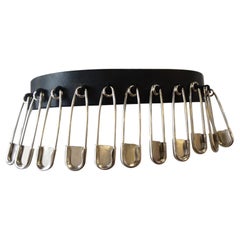 1990s Isaiah Kincaid Safety Pin Statement Belt