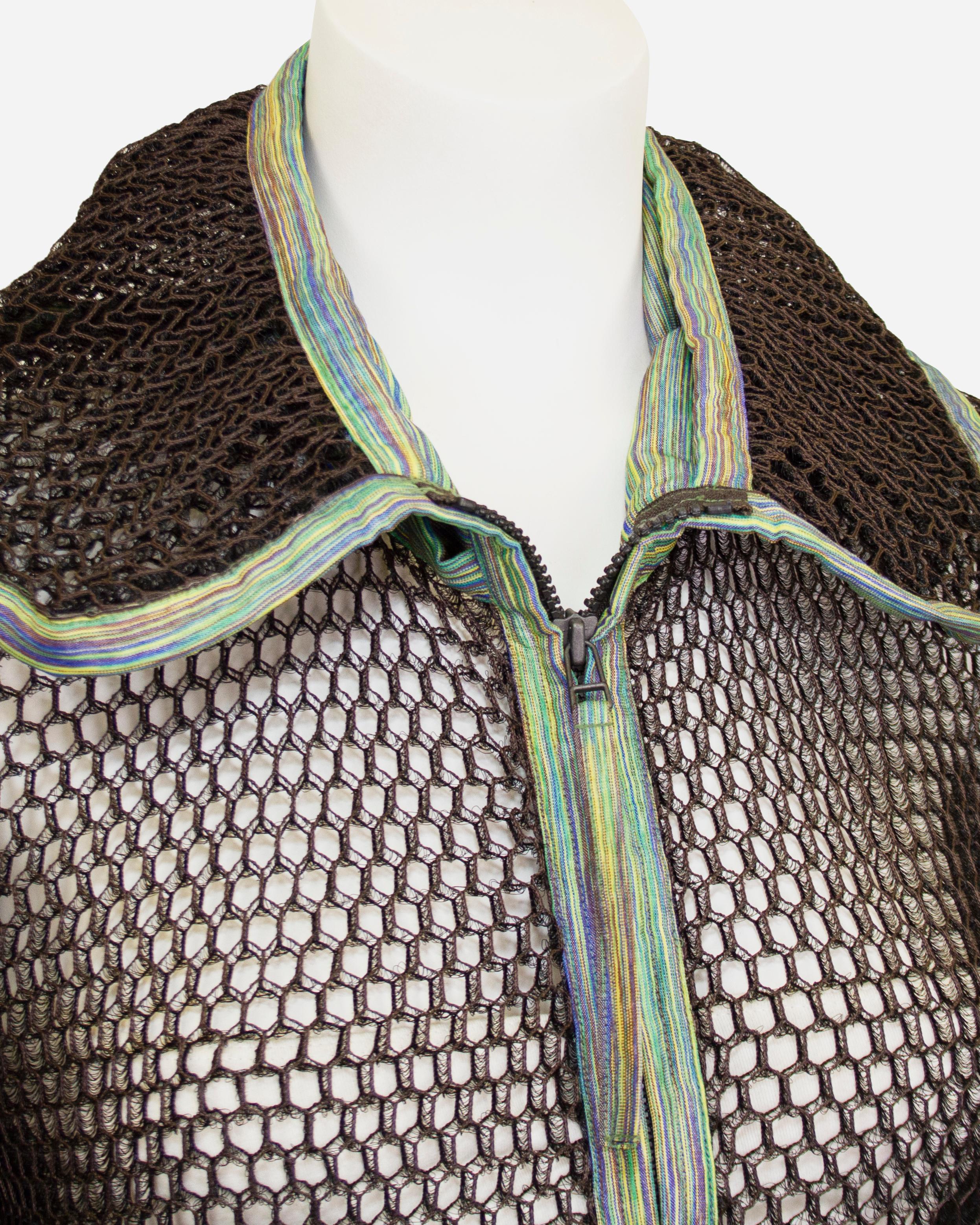 1990er Issey Miyake „Fish Net“ Jacke im Zustand „Gut“ im Angebot in Toronto, Ontario
