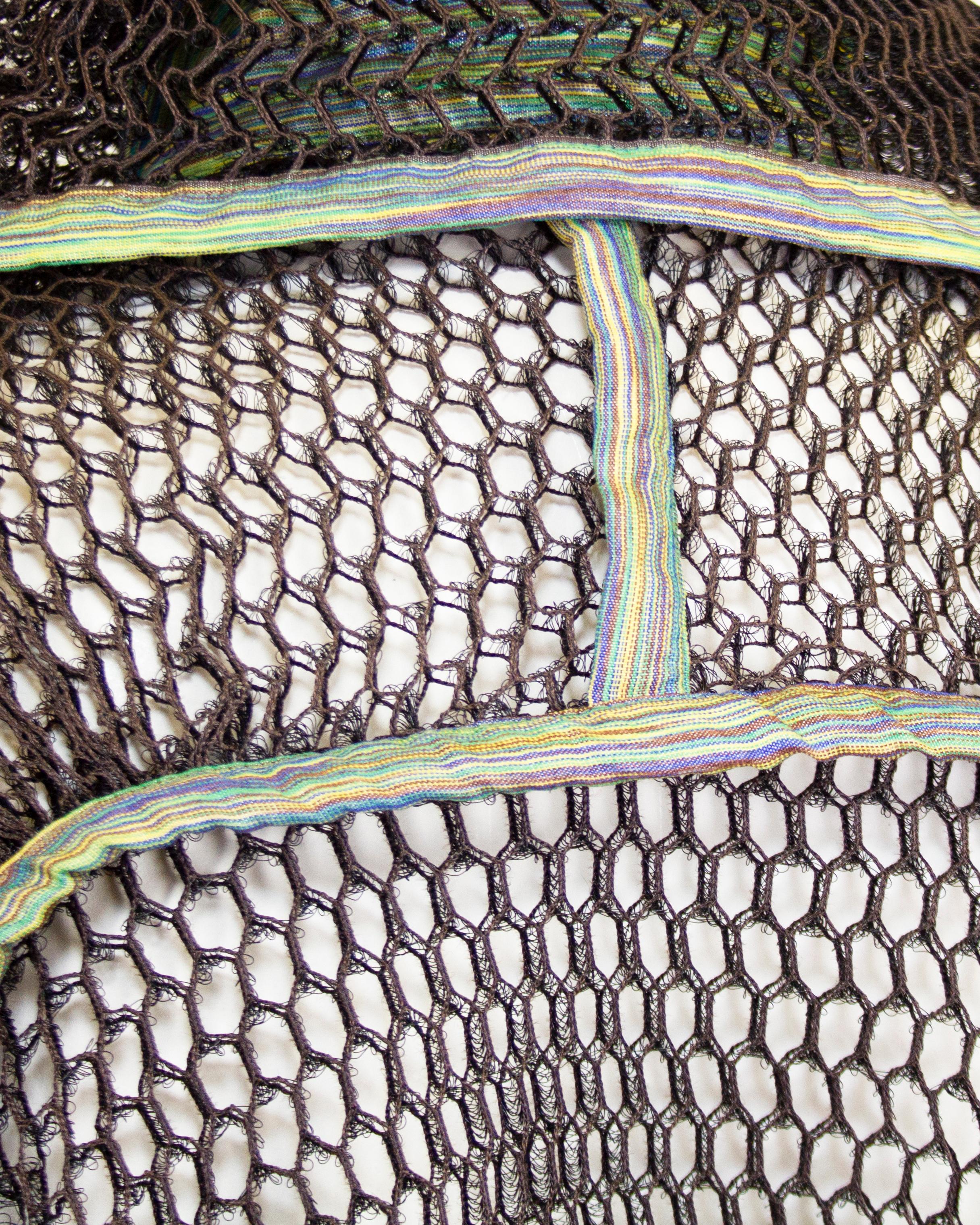 1990er Issey Miyake „Fish Net“ Jacke im Angebot 1