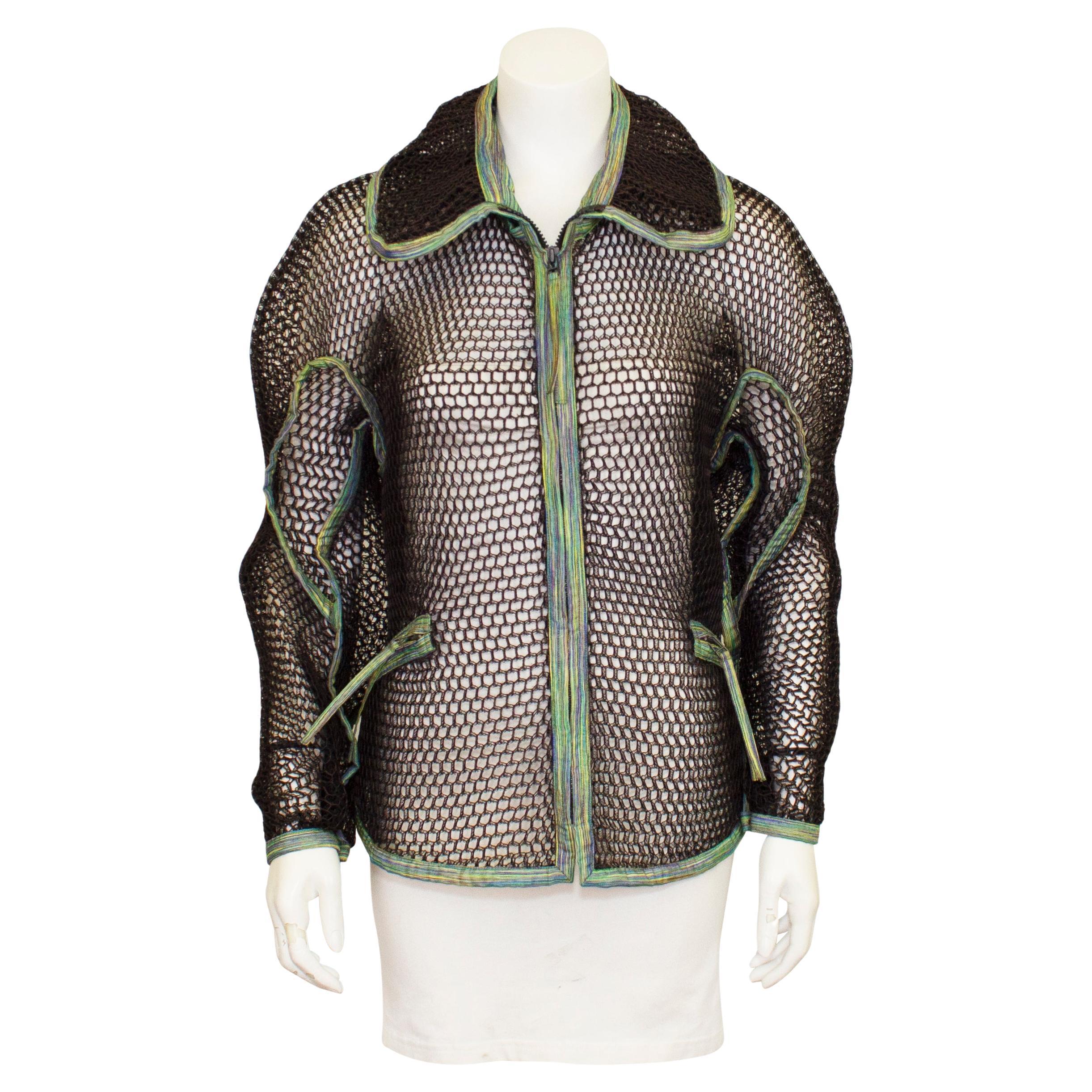 1990er Issey Miyake „Fish Net“ Jacke