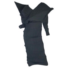 1990s Issey Miyake Structural Pleated Dress