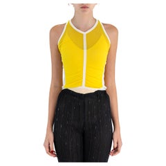 1990S ISSEY MIYAKE Yellow
White Poly Blend Stretch Tank Top 1990S ISSEY MIYAKE Yellow
White Poly Blend Stretch Tank Top