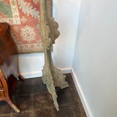 1990s Italian Hand-Painted Wood Pedestal Stand