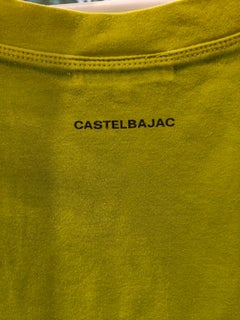 1990s J.C de Castelbajac green lemon Capri(ce) t-shirt size S