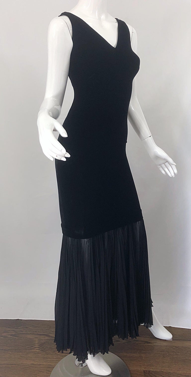 1990s Jean Paul Gaultier Avant Garde Black Velvet Vintage ...