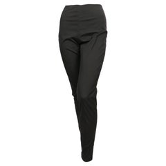 Pantalones negros ajustados de talle alto JEAN PAUL GAULTIER años 90