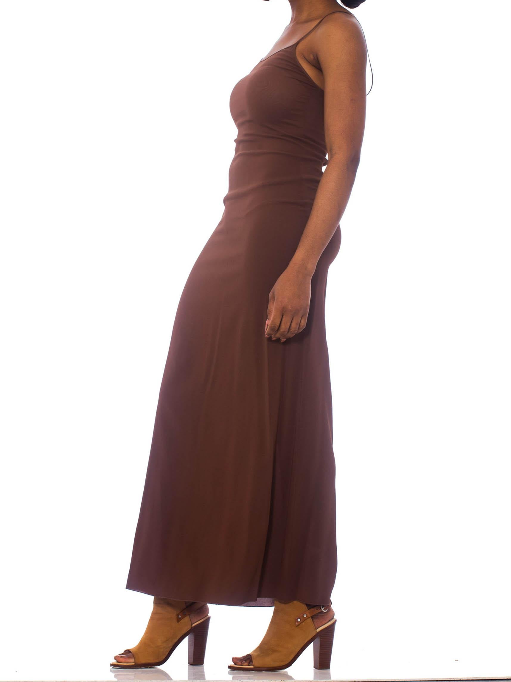 jean paul gaultier brown dress