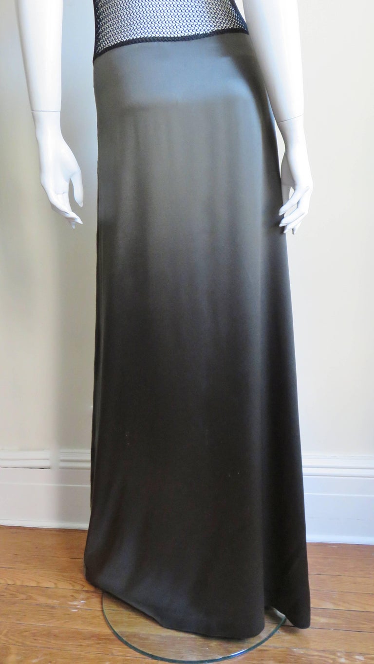 1990s Jean Paul Gaultier Color Block Dress with Sheer Panels For Sale ...