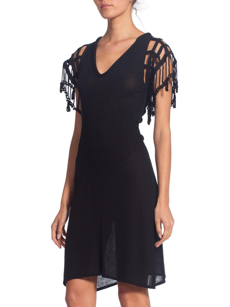 1990S Jean Paul Gaultier Corset Cage Knit Dress For Sale at 1stdibs