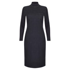 1990s Jean Paul Gaultier Jeans Stretch Denim Bodycon Dress