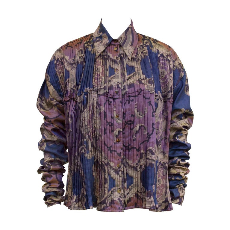 baroque style blouse