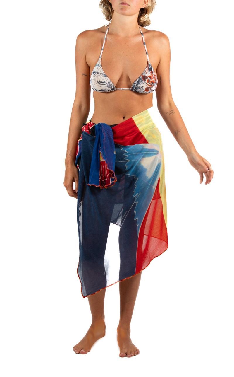 1990er Jean Paul Gaultier Mehrfarbiges Mesh-Netz im Zustand „Hervorragend“ im Angebot in New York, NY