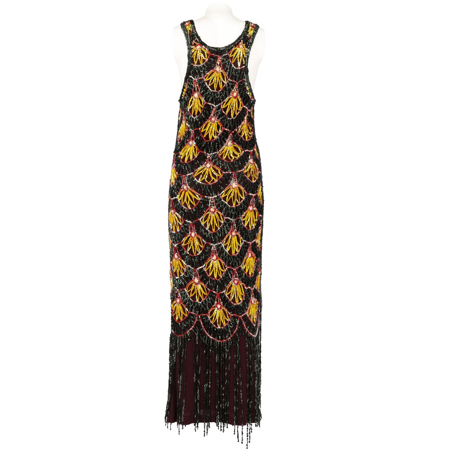 1990s Jean Paul Gaultier Multicolor Sequins Vintage Dress In Good Condition In Lugo (RA), IT