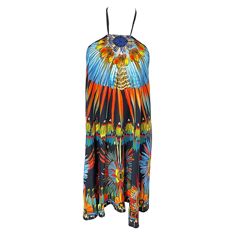 90s feather dress THE MOMENT MESH FEATHER MAXI DRESS – AKIRA main image 0