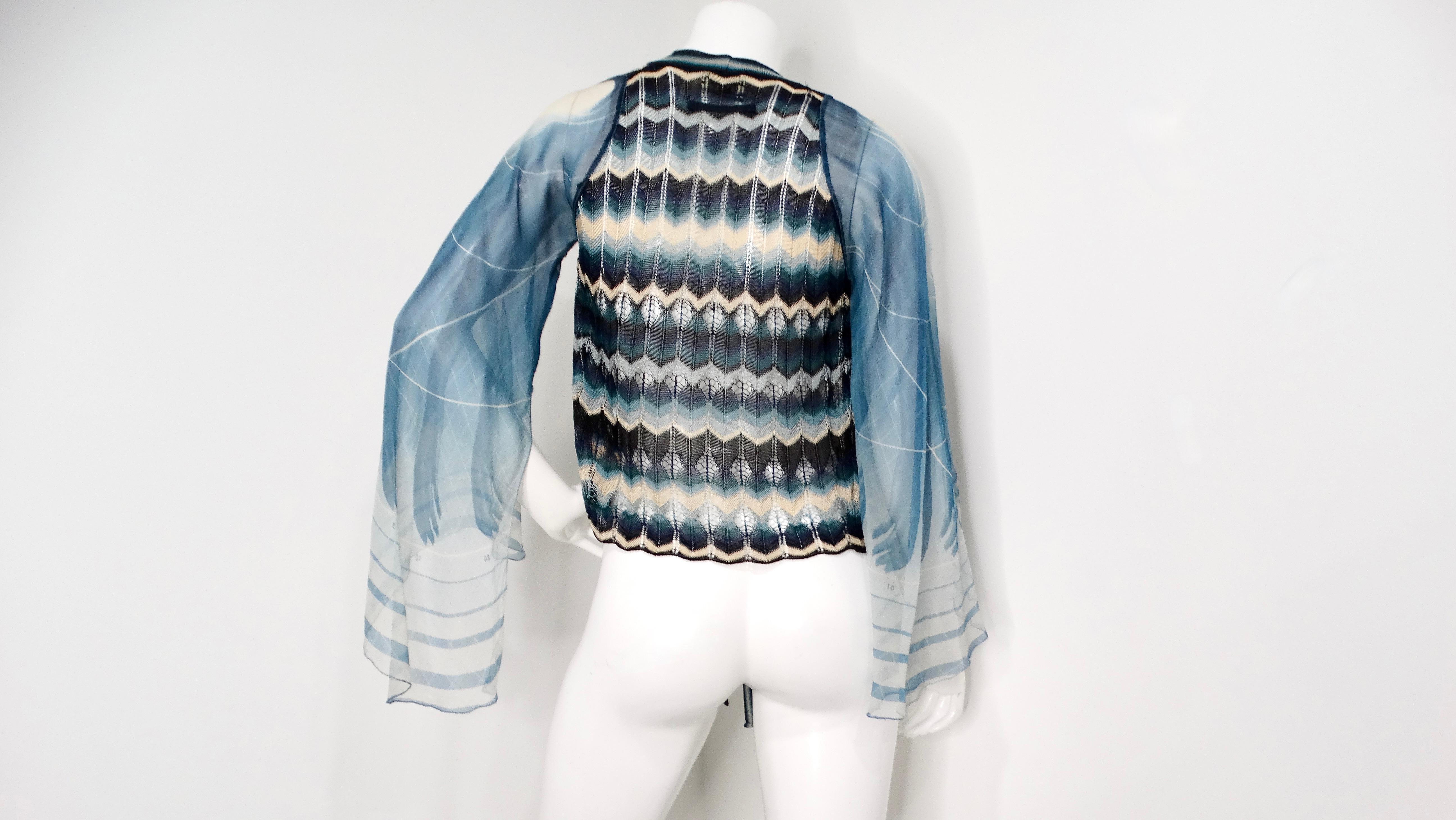 Cárdigan de punto Kimono envolvente Jean Paul Gaultier, años 90 en venta 2