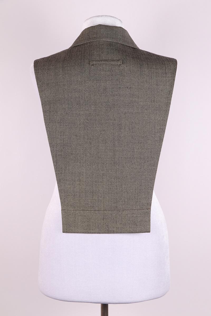 1990er Jean Paul Gaultier Weste Dickey im Angebot 1