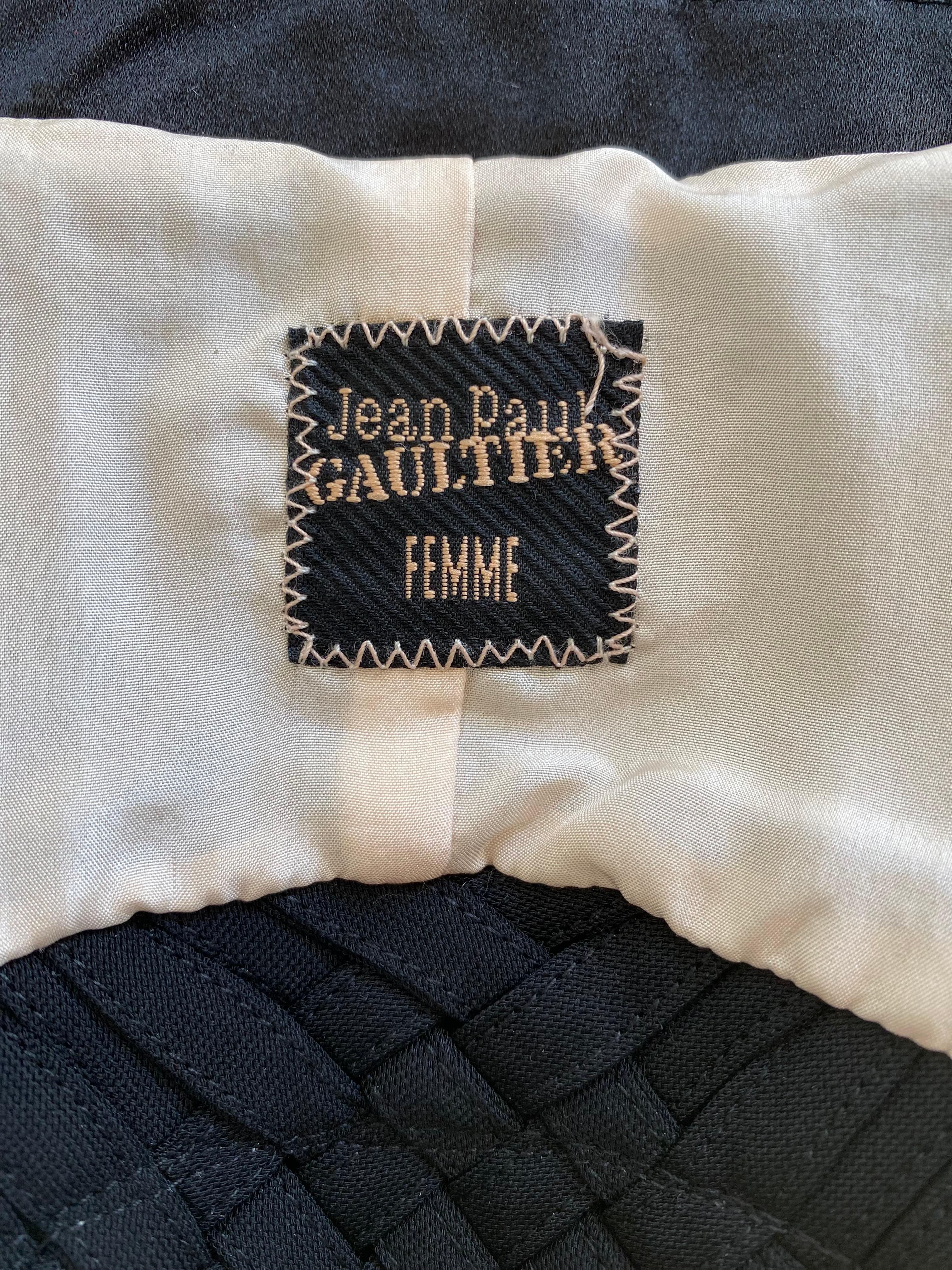 1990s Jean Paul Gaultier Web Tuxedo Suit 2