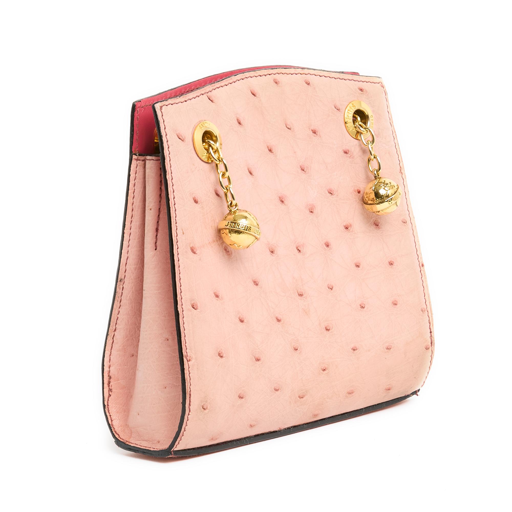 Women's or Men's 1990s Jitrois Mini pink precious bag For Sale