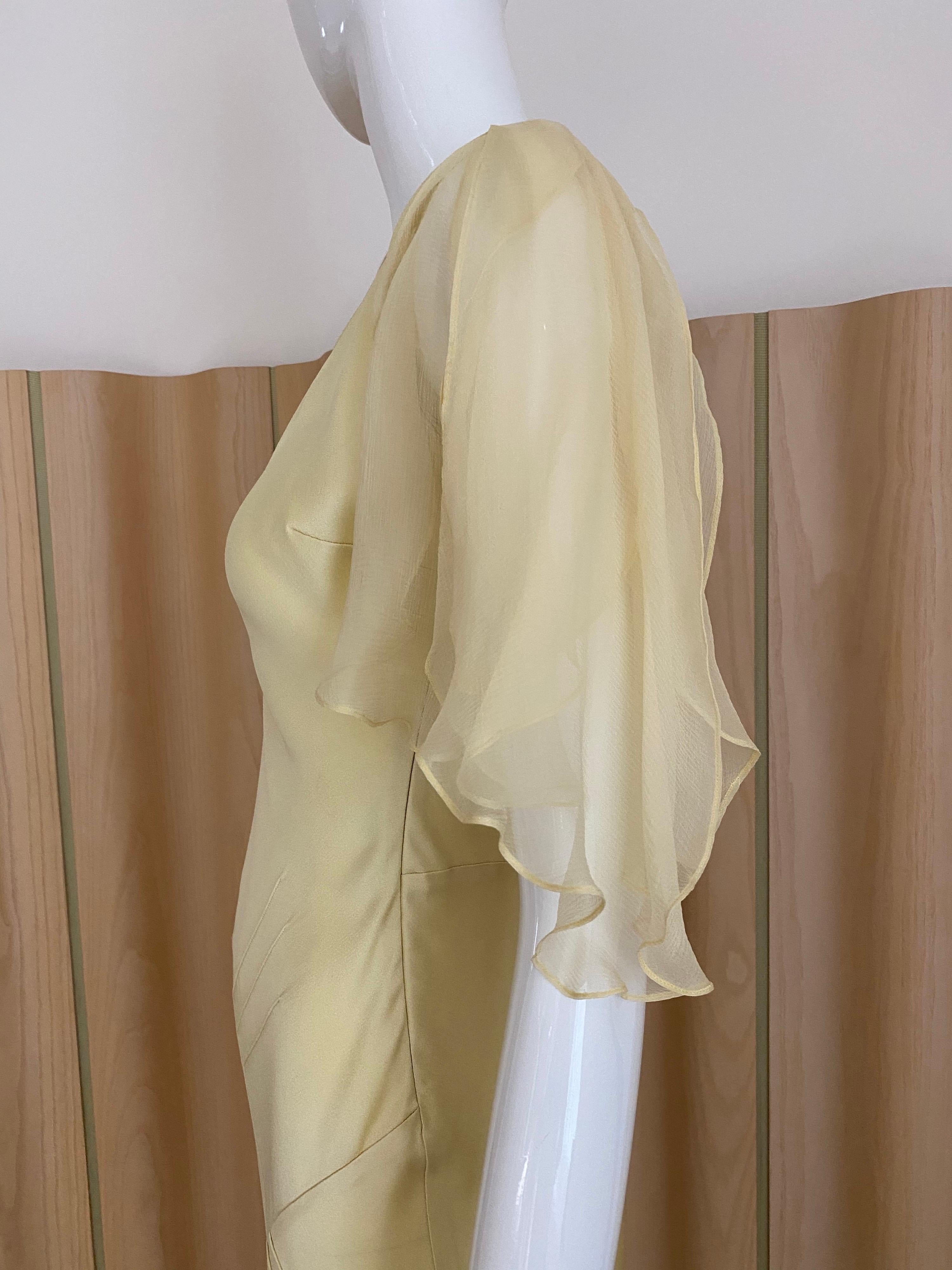 galliano bias cut dress