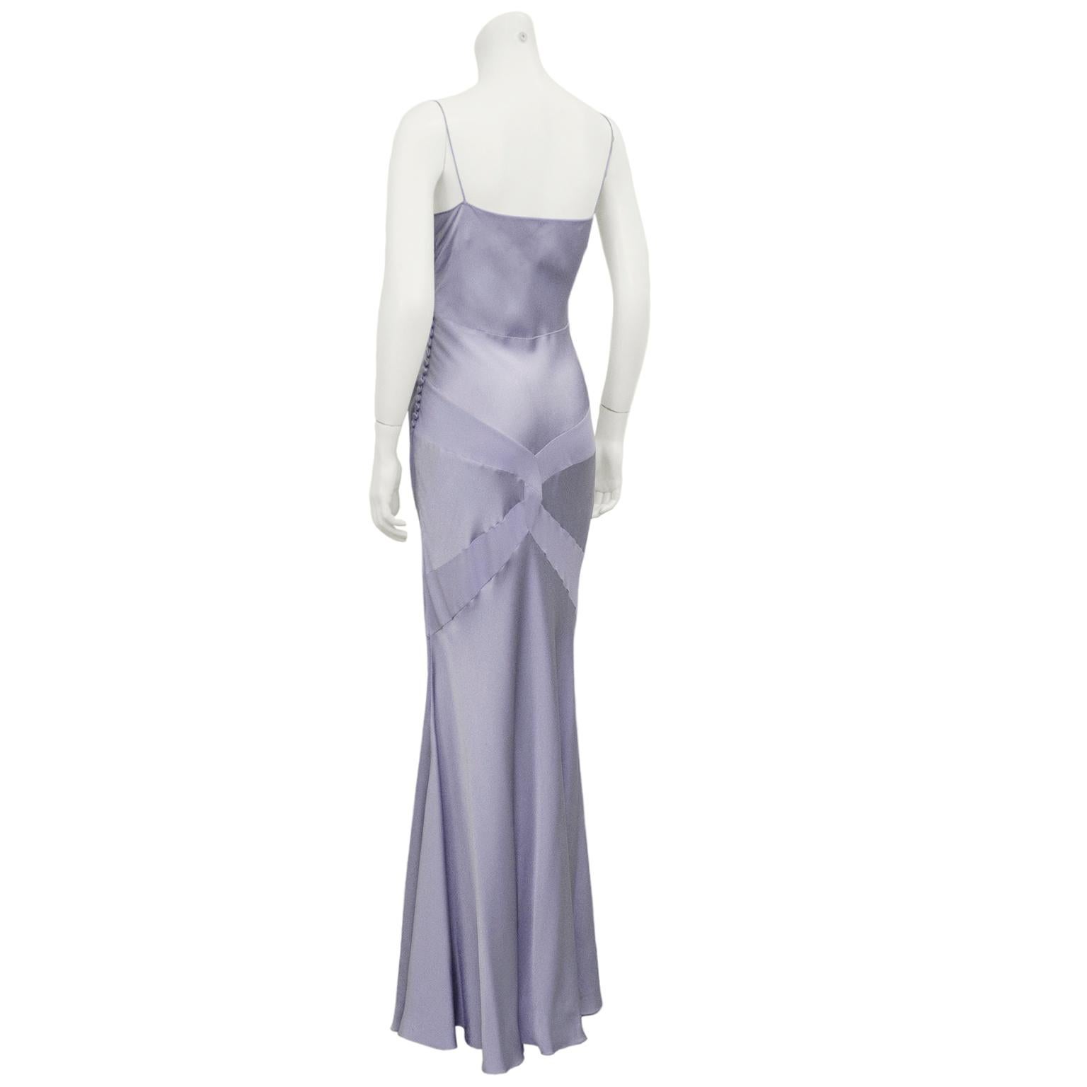 lavender silk dress